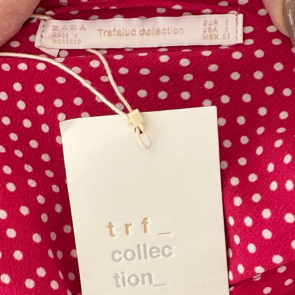 Zara Red and White Polka Dot Dress - Picture 11 of 14